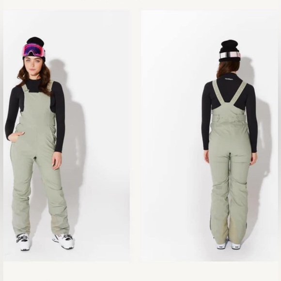 Carson Bib Pant - Sage - Picture 2 of 2